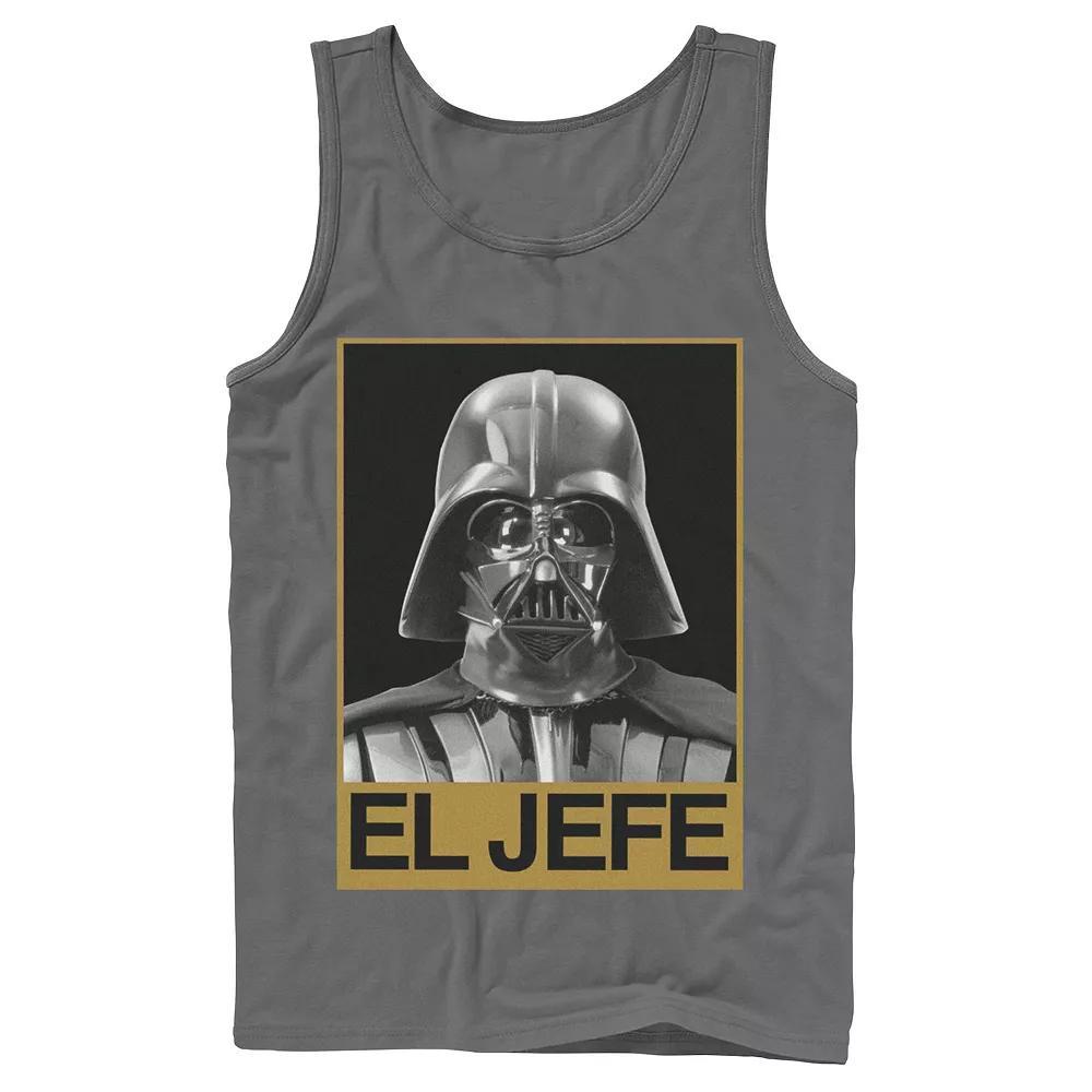 Men's Star Wars Darth Vader El Jefe Portrait Tank Top, Size: Small, Blue Product Image
