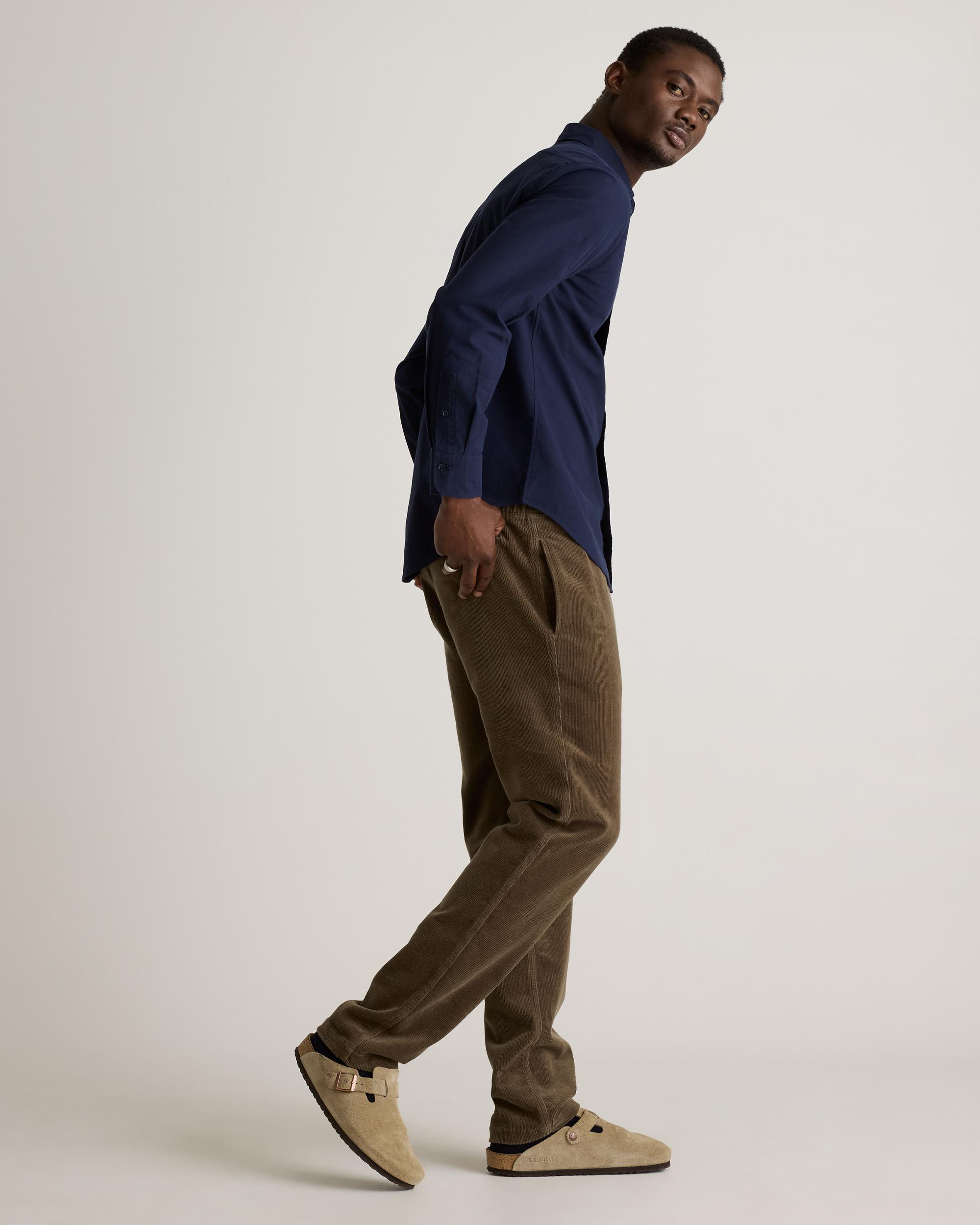 Quince | Men's Stretch Textured Twill Shirt Size XL, Organic Cotton Product Image