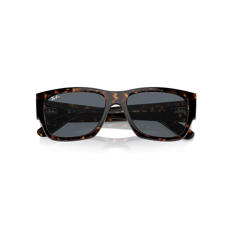 Ray-Ban Carlos Sunglasses Frame Blue Lenses Product Image