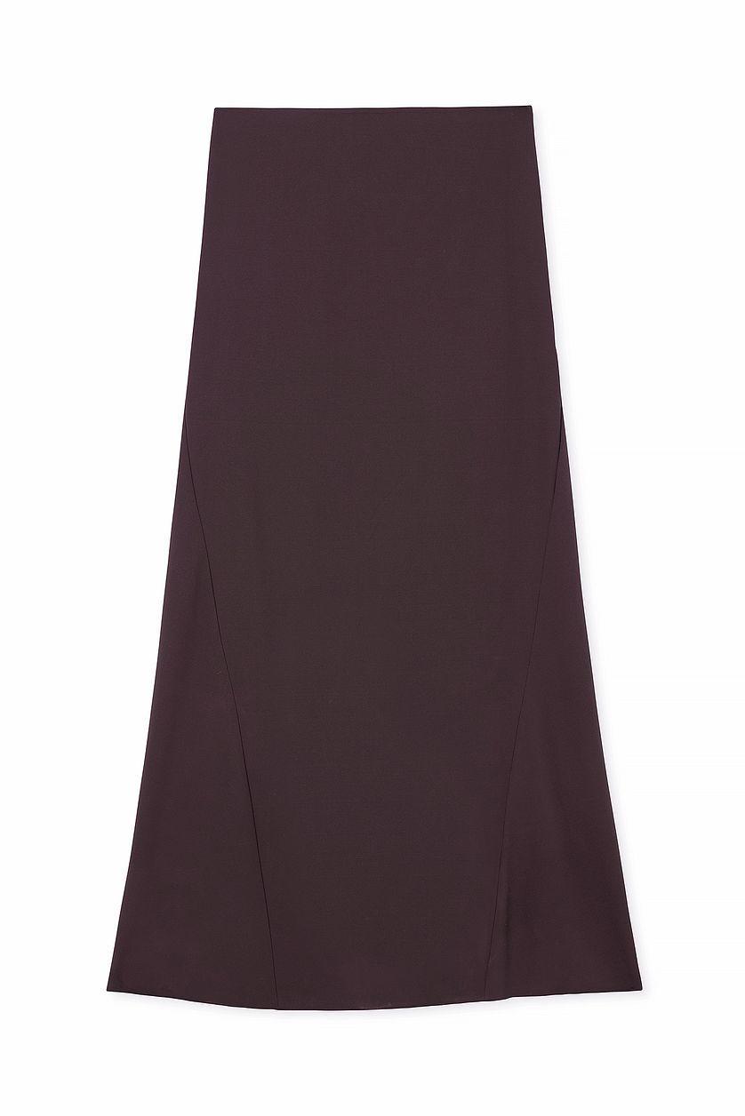 Mermaid Shaped Maxi Chiffon Skirt Product Image