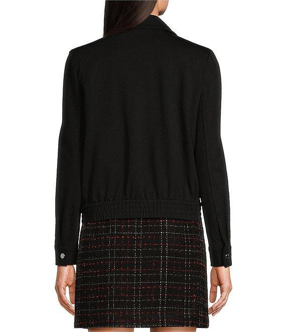 Calvin Klein Ponte Point Collar Bomber Jacket Product Image