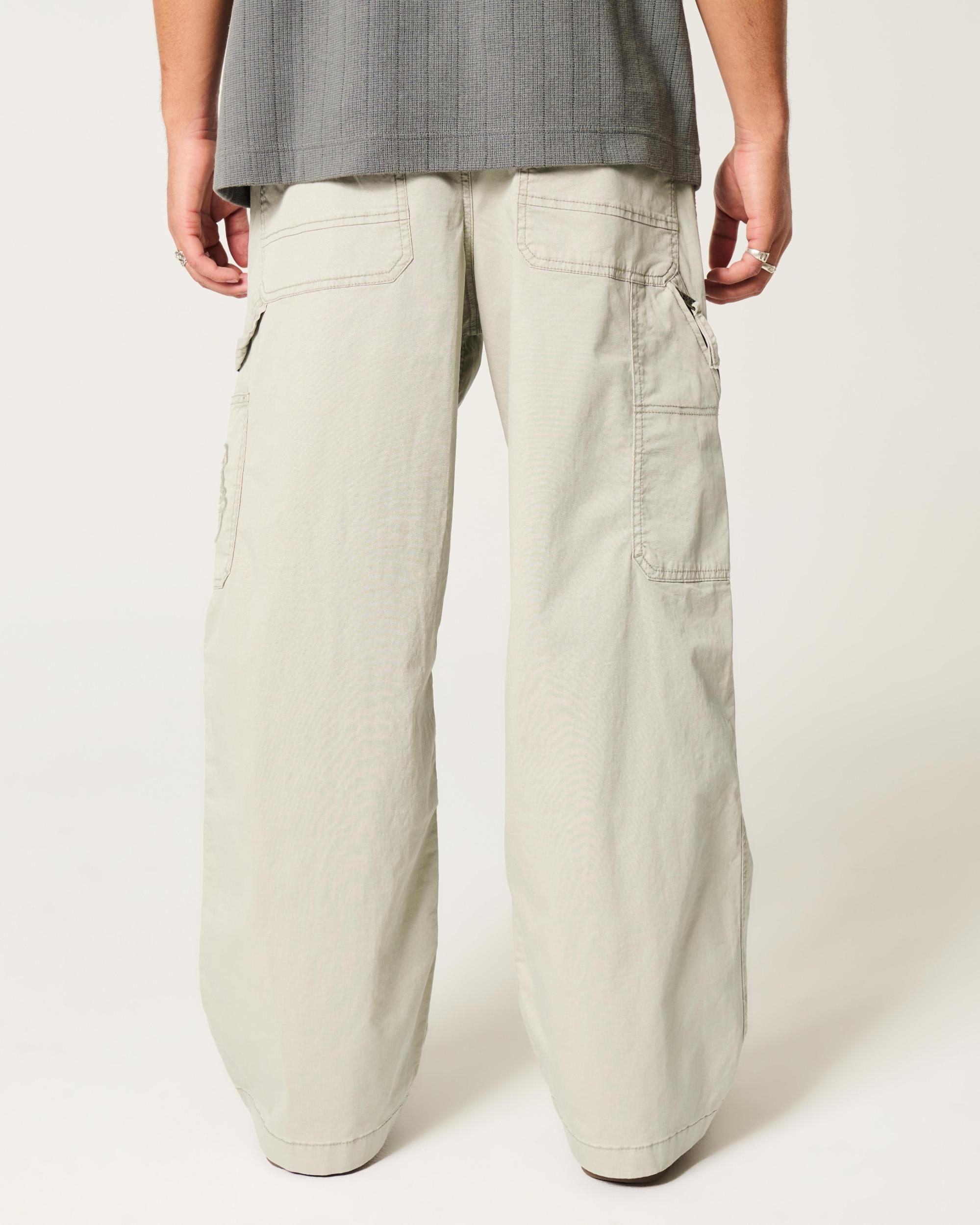 Super Baggy Bulldog Graphic Utility Pants Product Image