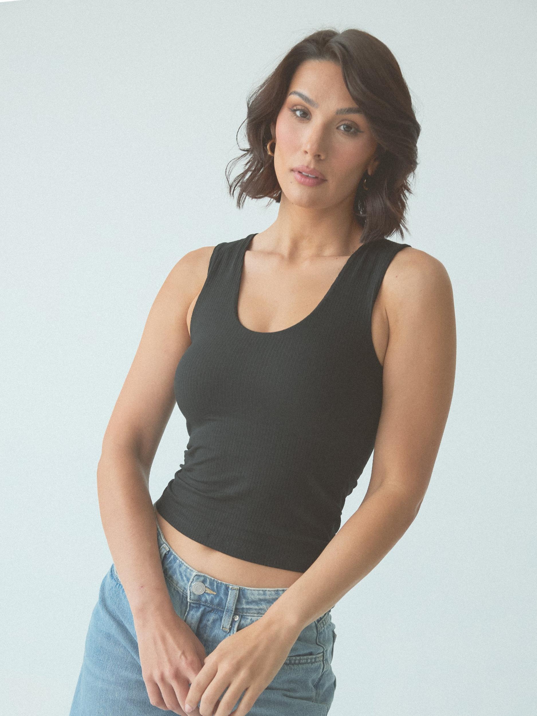 Ribbed Scoop Tank Brami Product Image
