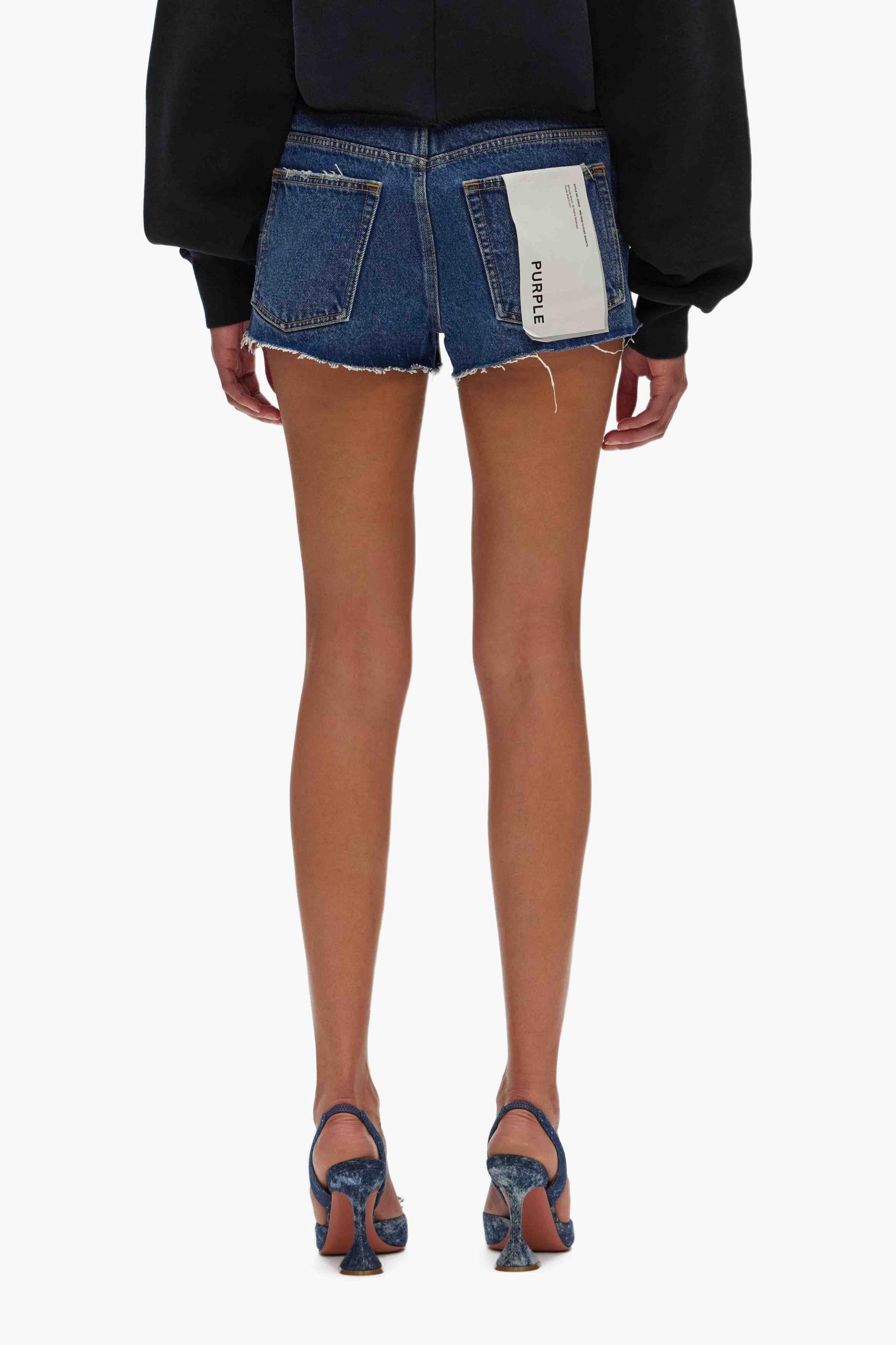 Rhinestone Denim Shorts Female Product Image