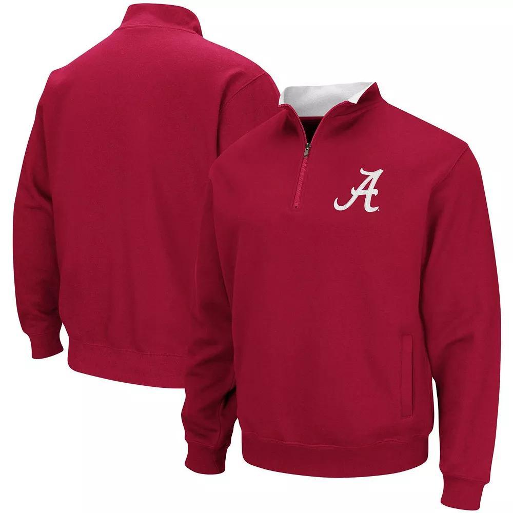 Men's Colosseum Orange Clemson Tigers Big & Tall Tortugas Quarter-Zip Jacket, Size: 3XB Product Image