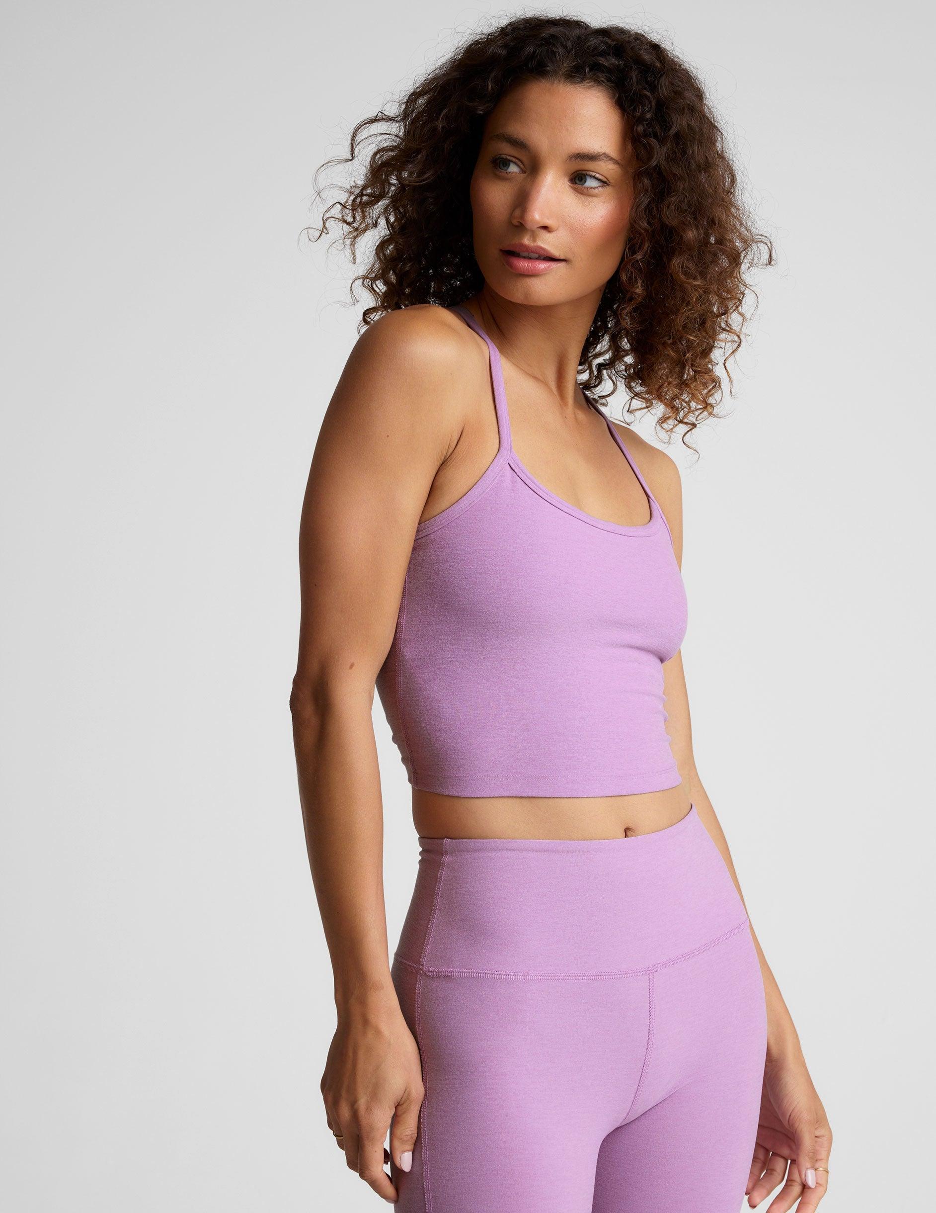 Spacedye Slim Racerback Cropped Tank Product Image