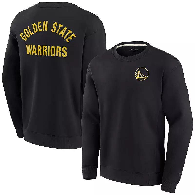 Unisex Fanatics Black Boston Bruins Super Soft Pullover Crew Sweatshirt, Adult Unisex, Size: 4XL Product Image