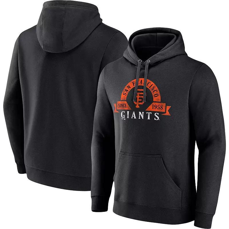 Men's Fanatics Branded Black San Francisco Giants Big & Tall Utility Pullover Hoodie, Size: 1XB Product Image