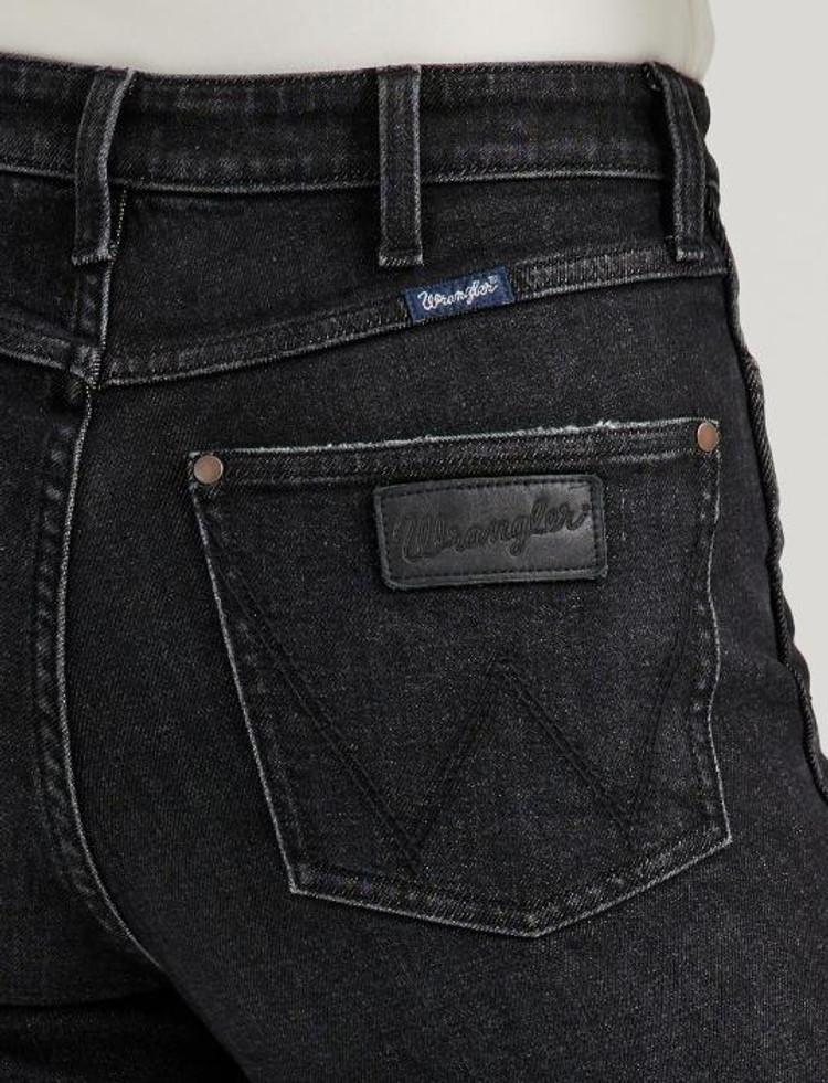 SALE Wrangler Retro® Ladies' Black Bailey HR Boot Cut Jeans Product Image