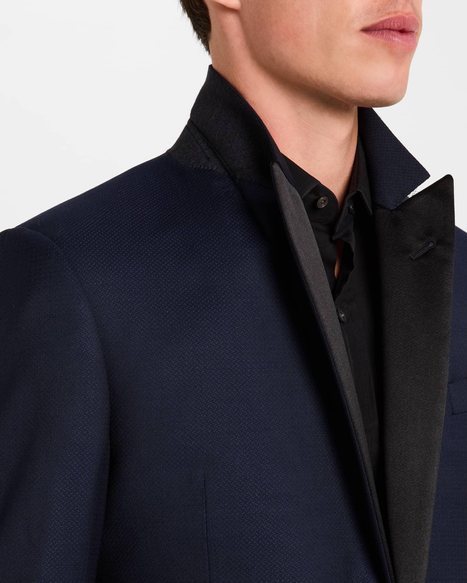 Men's Patterned Wool Peak Tuxedo Product Image