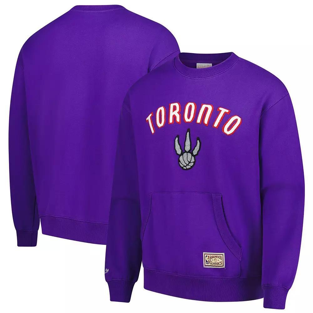 Men's Mitchell & Ness Purple Toronto Raptors Nights Pullover Sweatshirt, Size: Medium, Rpt Purple Product Image