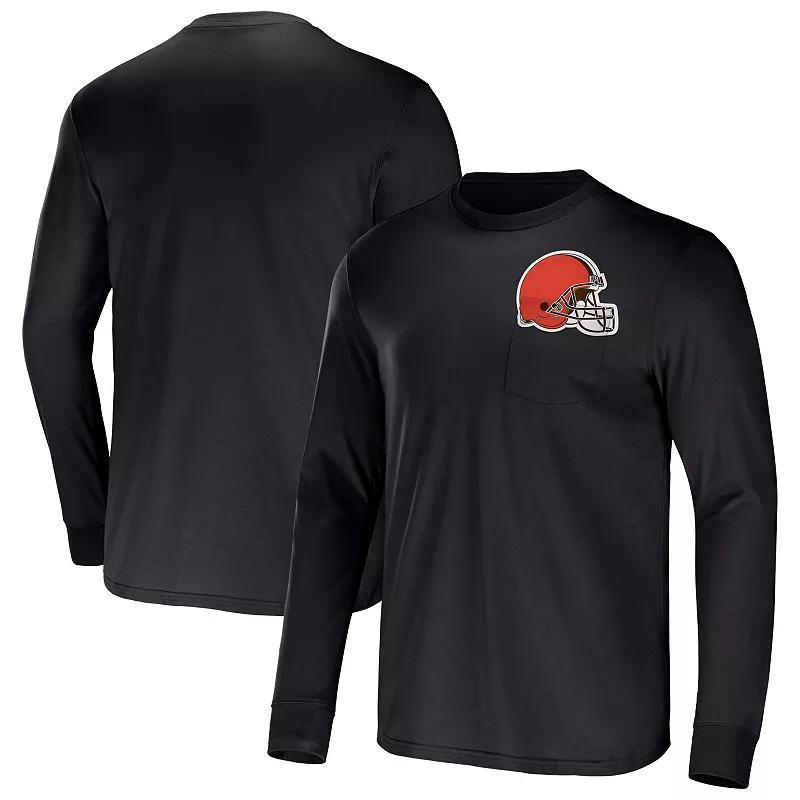Men's NFL x Darius Rucker Collection by Fanatics Blue Indianapolis Colts Team Long Sleeve Pocket T-Shirt, Size: Medium Product Image
