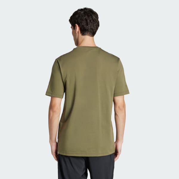 adidas Codes Camo Graphic Tee Olive Strata 2XL Mens Product Image