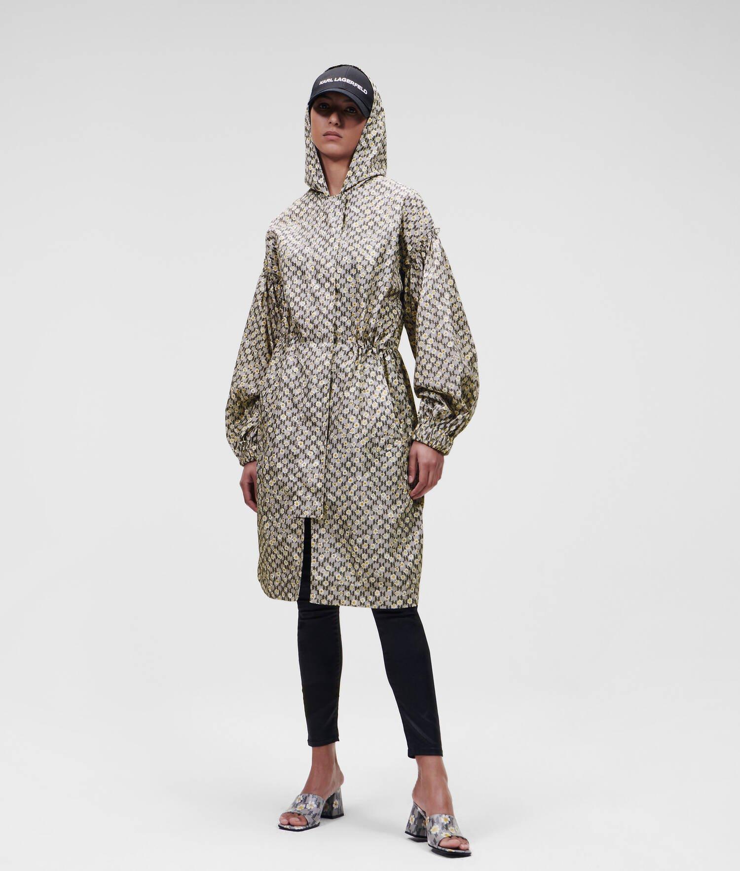 FLORAL-PRINT PARKA Product Image