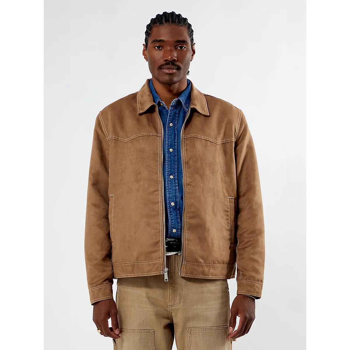 Wrangler® x PacSun Men's Faux Suede Jacket Product Image
