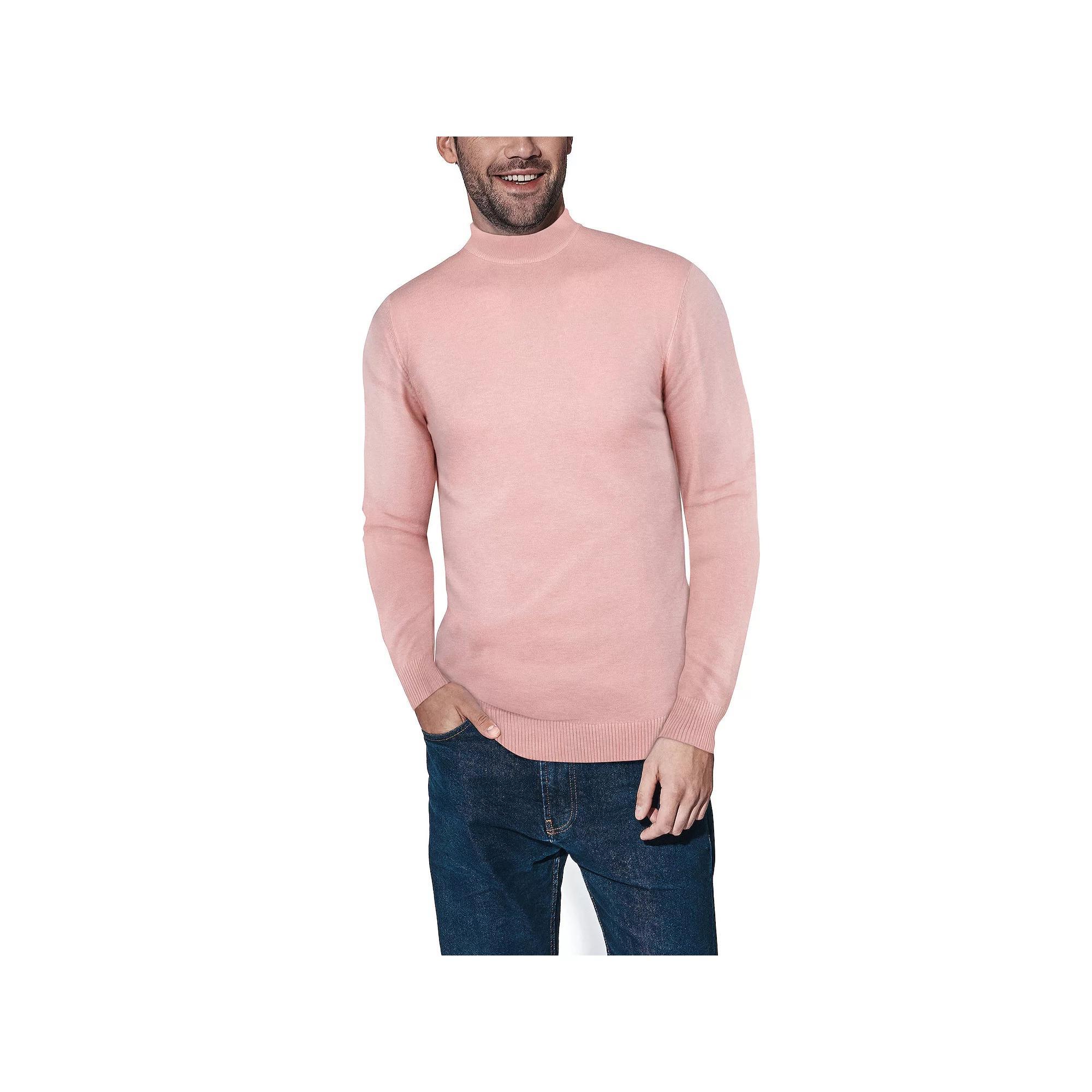 Men's Xray Regular-Fit Mockneck Sweater, Size: 3XL, Brown Product Image