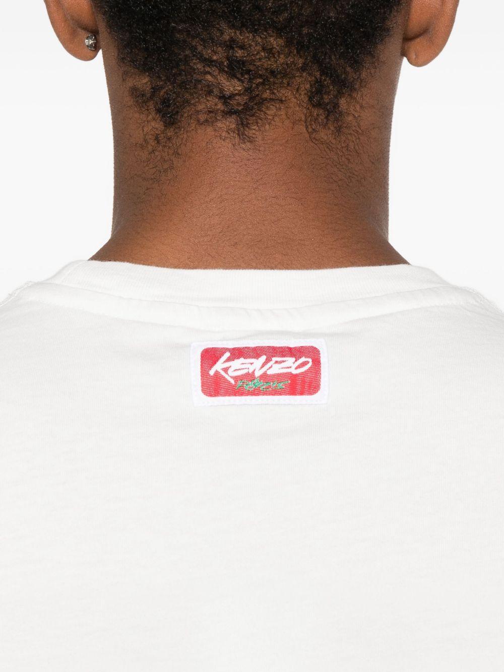 logo-print organic cotton T-shirt Product Image