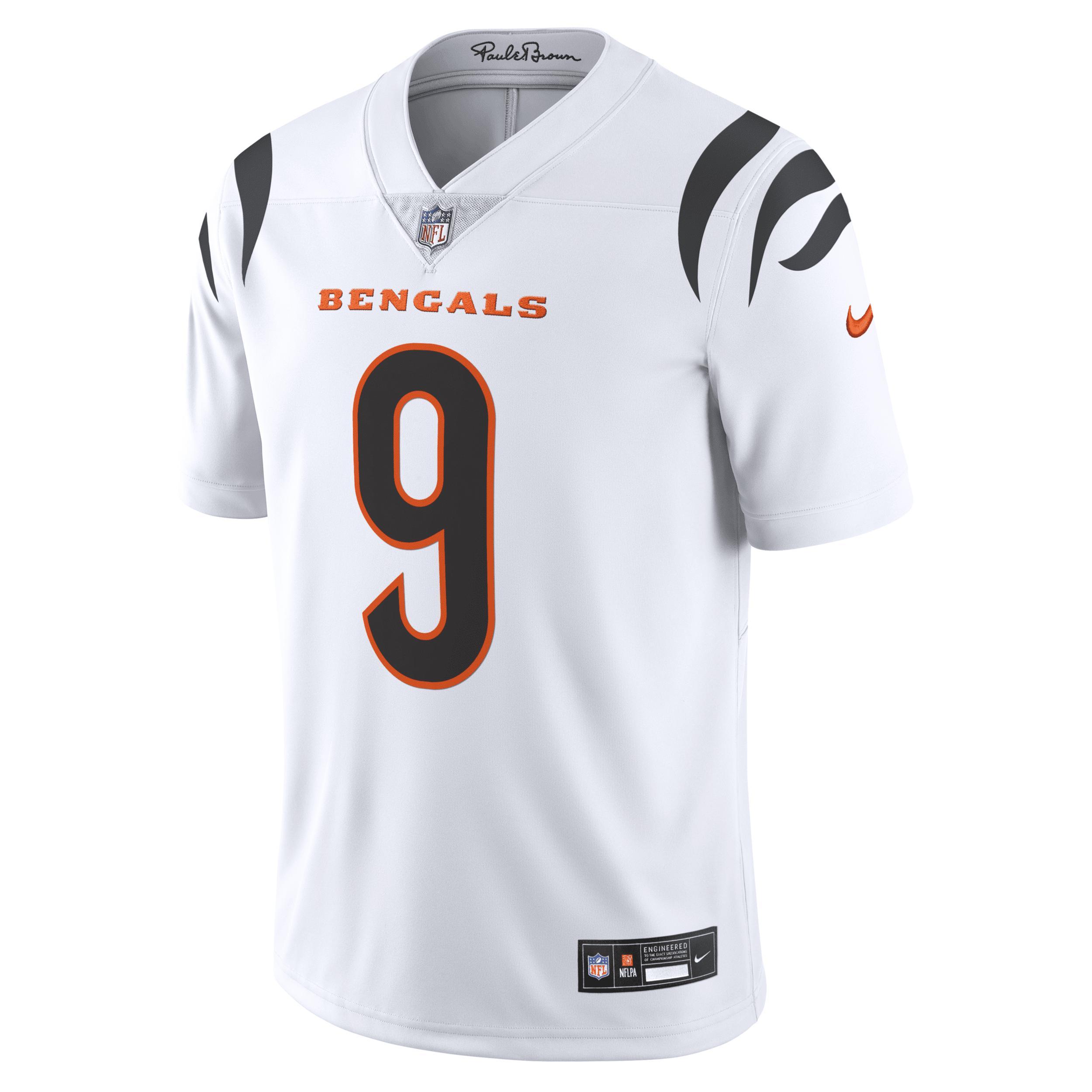 Men's Nike Joe Burrow White Cincinnati Bengals  Vapor Untouchable Limited Jersey, Size: 2XL Product Image