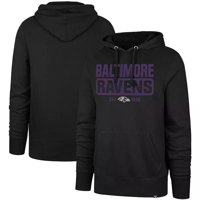 Mens 47 Baltimore Ravens Box Out Headline Pullover Hoodie Product Image