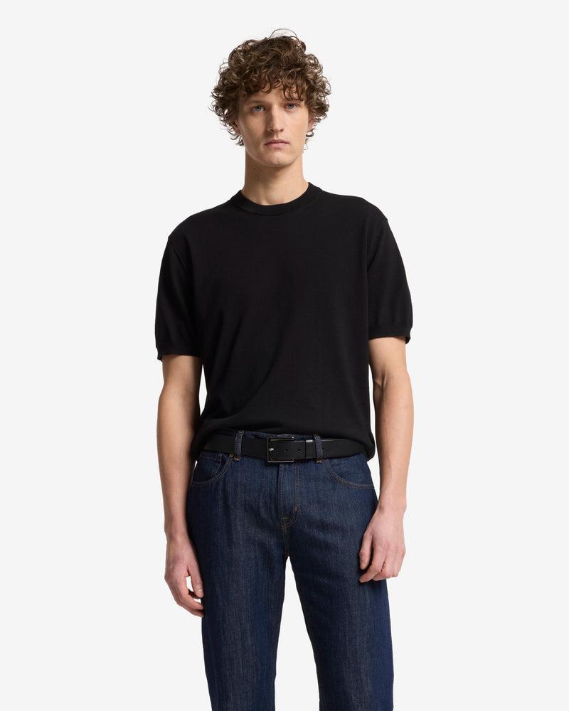 Classic Cotton Short Sleeve Sweater Product Image