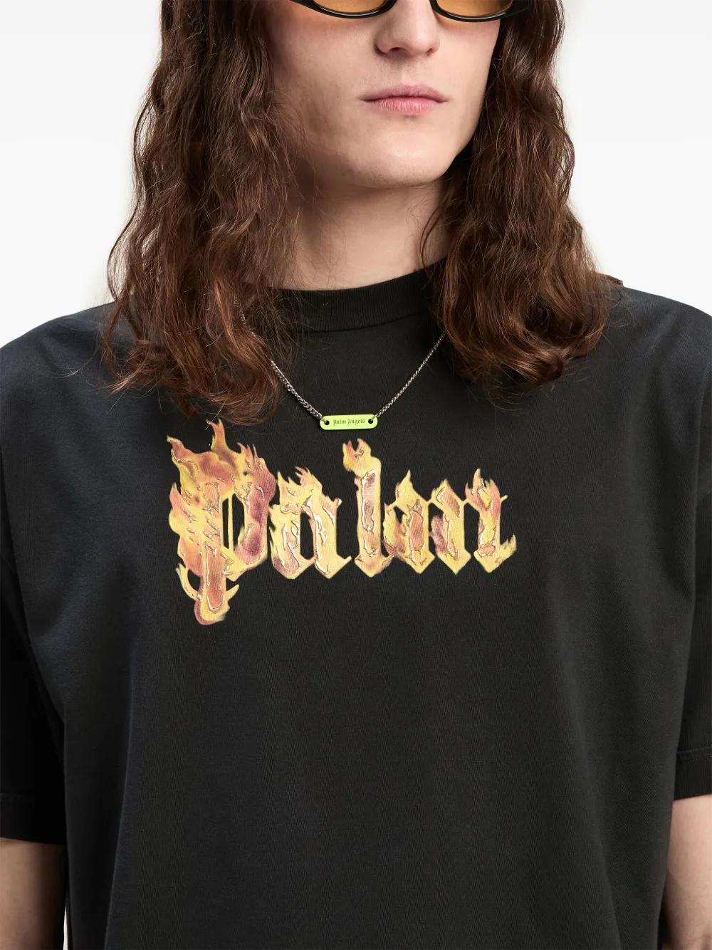 logo-print cotton T-shirt Product Image
