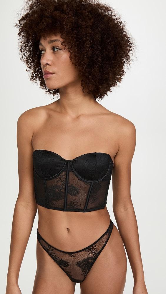 Fleur du Mal Bouquet Lace Cheeky Panties | Shopbop Product Image