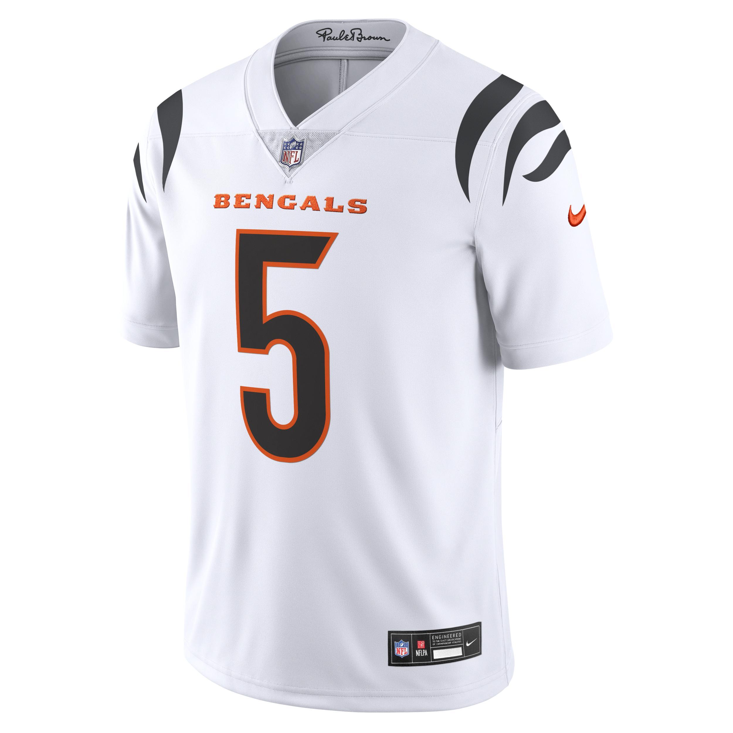 Men's Nike Tee Higgins White Cincinnati Bengals Vapor Untouchable Limited Jersey, Size: Large Product Image