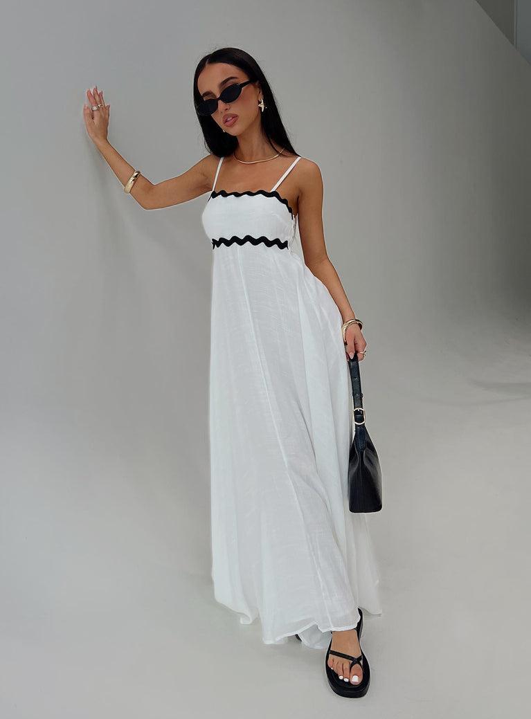 Croxetti Maxi Dress White Product Image