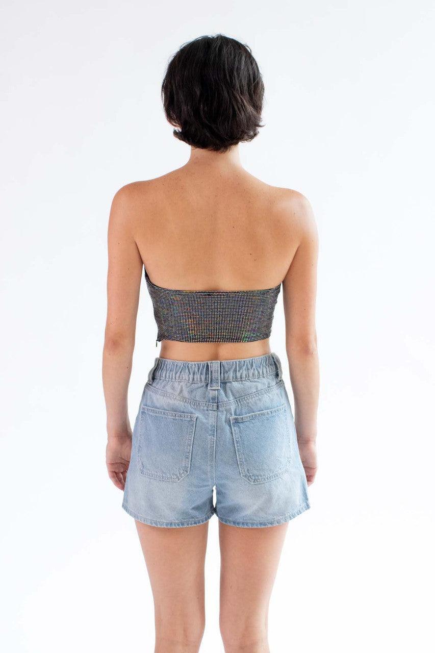 Holographic Dot Bustier Product Image