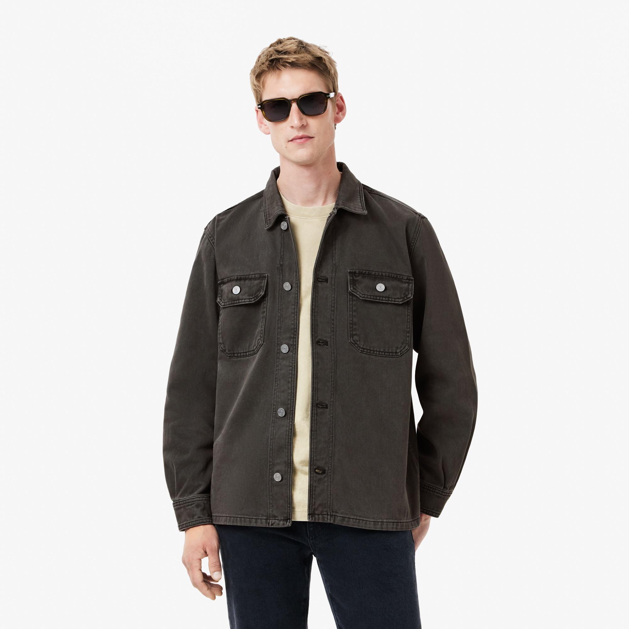 Men's Oversized Denim Overshirt Product Image