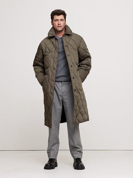 Oversized Quilted Carcoat Product Image