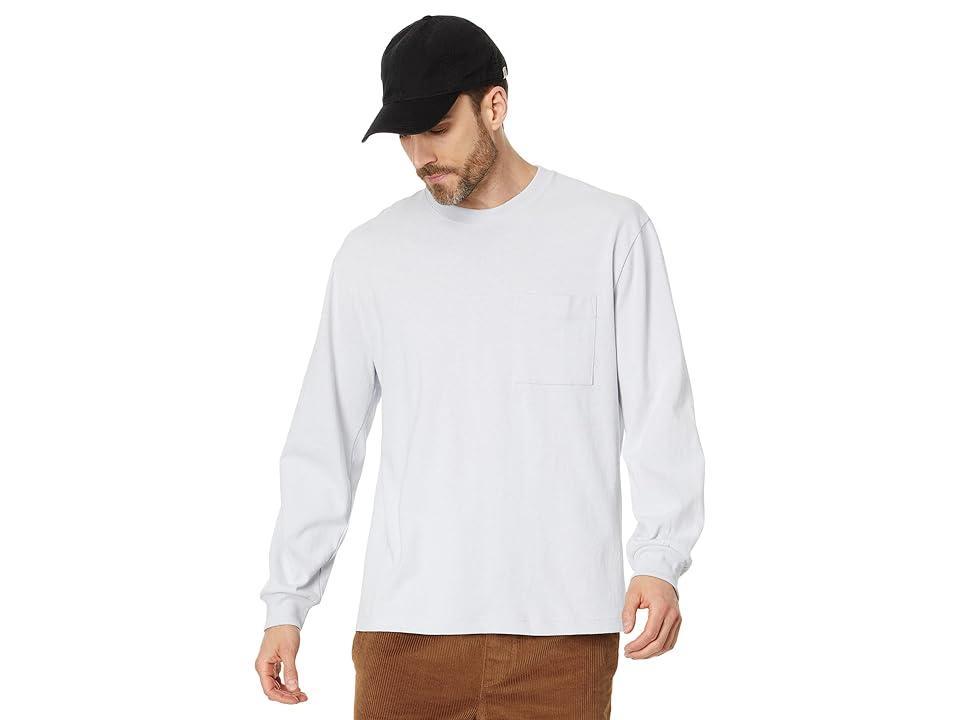 Madewell Relaxed Long-Sleeve Tee (Pumice) Men's T Shirt Product Image