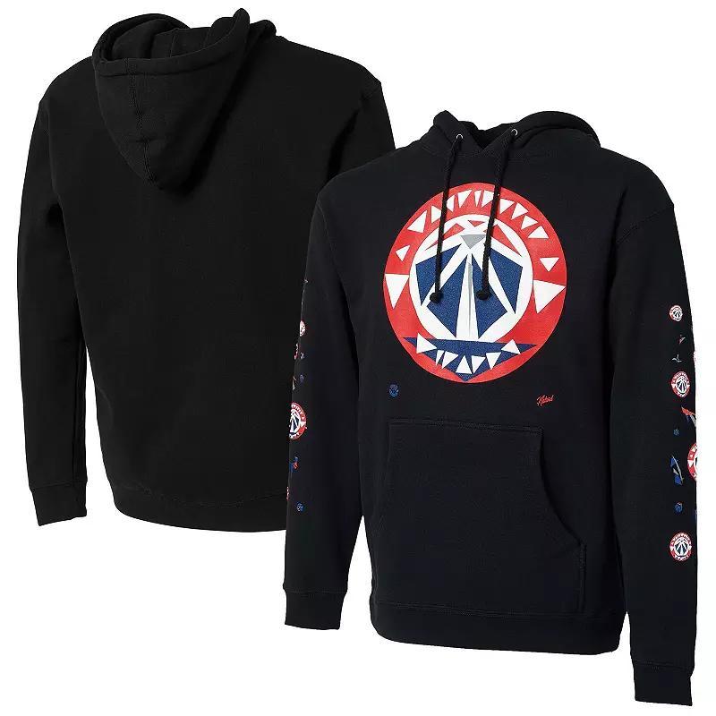 Men's NBA x Naturel Black Washington Wizards No Caller ID Pullover Hoodie, Size: Large, Wiz Black Product Image