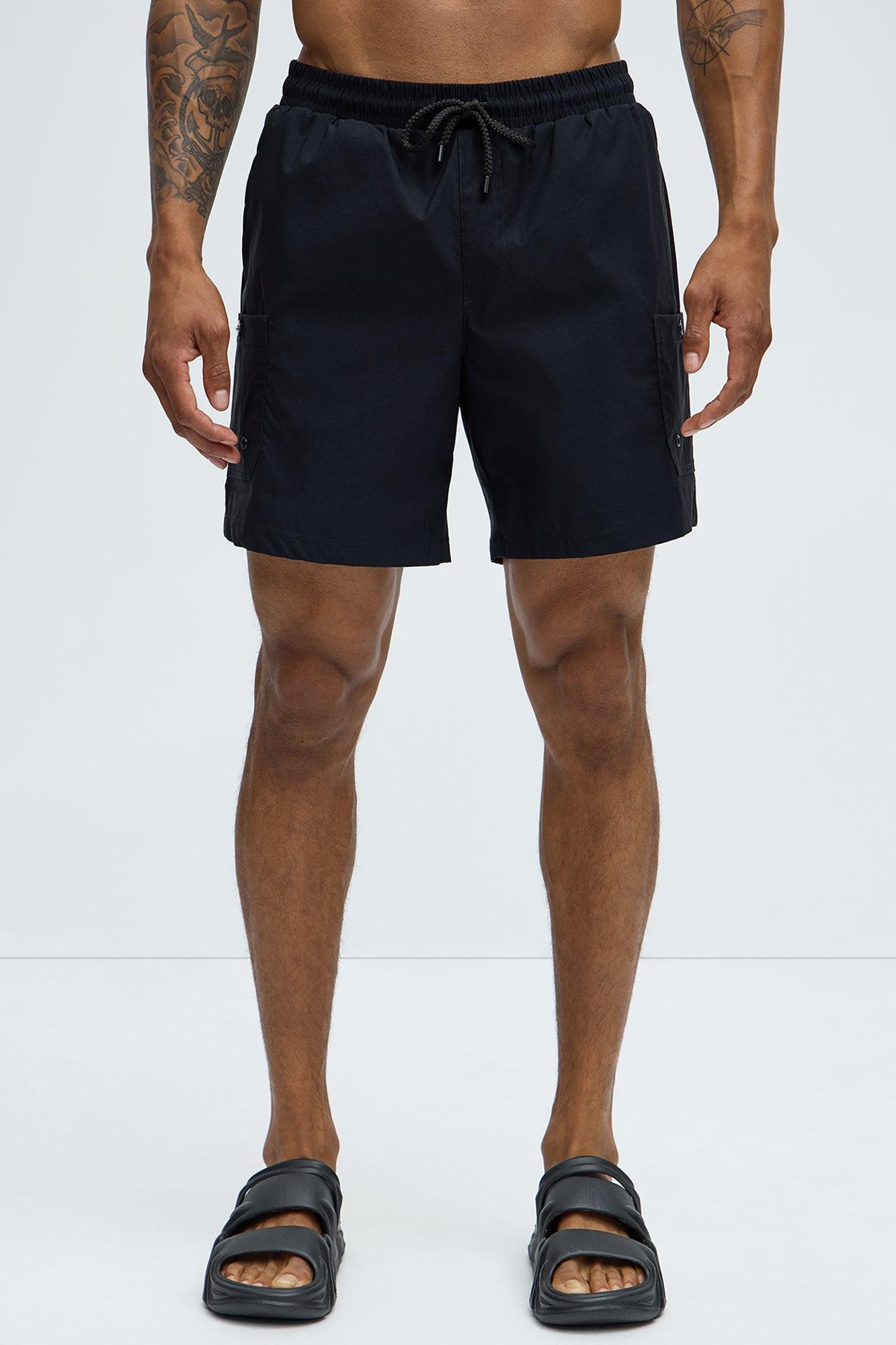 Fortified Pocket Swim Classic Trunk - Black Product Image