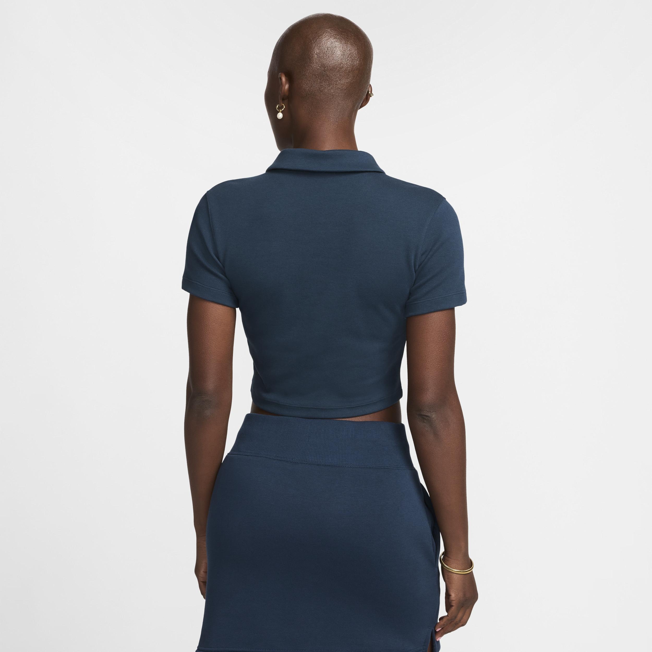 Nike Sportswear Essential Women's Short-Sleeve Polo Top Product Image