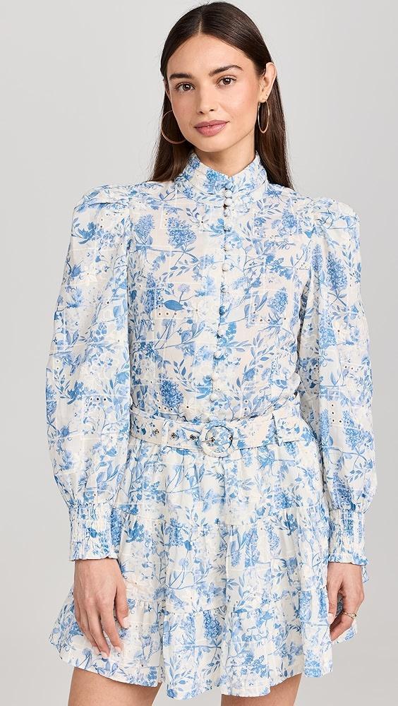 English Factory Digital Print Button Down Blouse | Shopbop Product Image