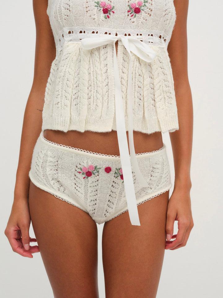 Nathalie Cheeky Panty — Ivory Product Image