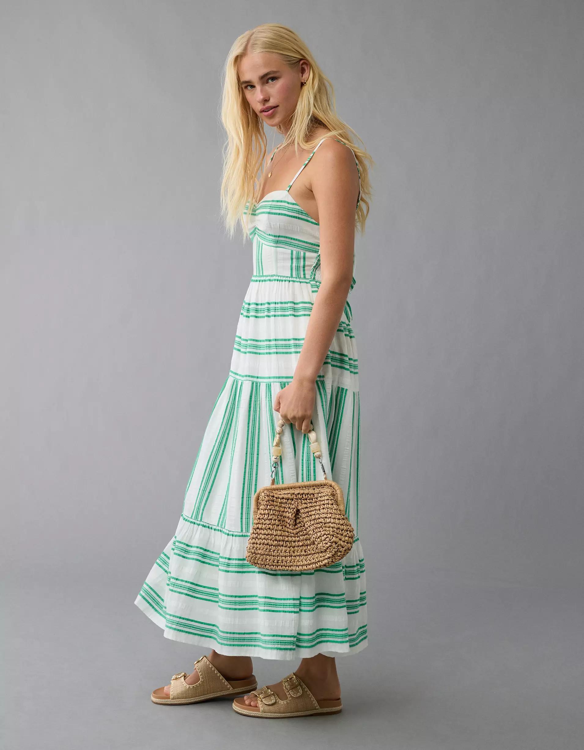 AE Catie Corset Midi Dress Product Image