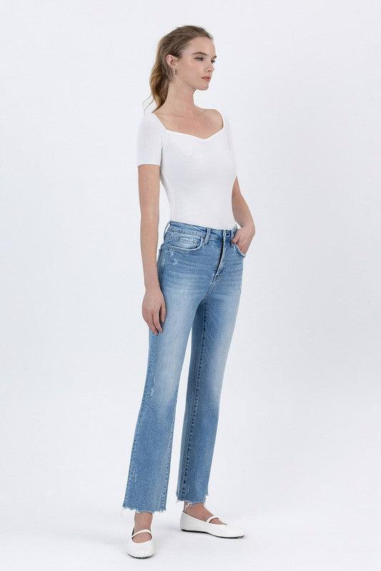 Rylan High Rise Kick Flare Jean Product Image