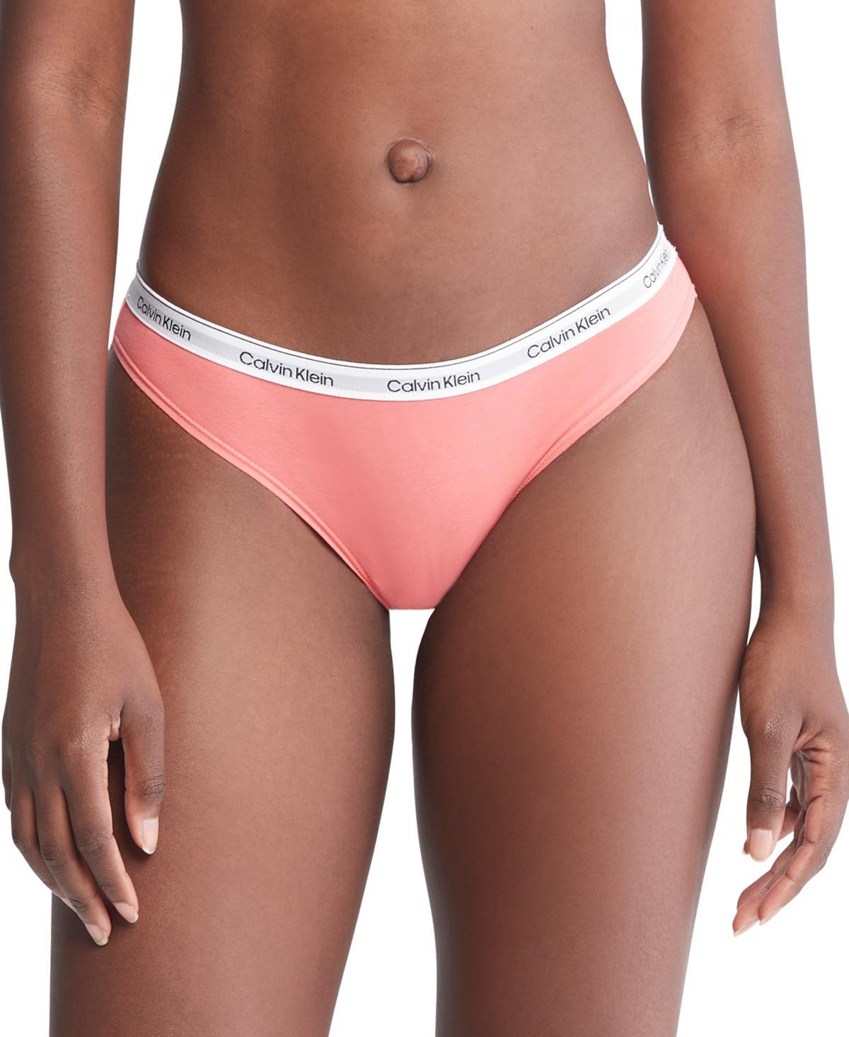 Calvin Klein Women's Modern Logo Bikini - Grey - L Product Image