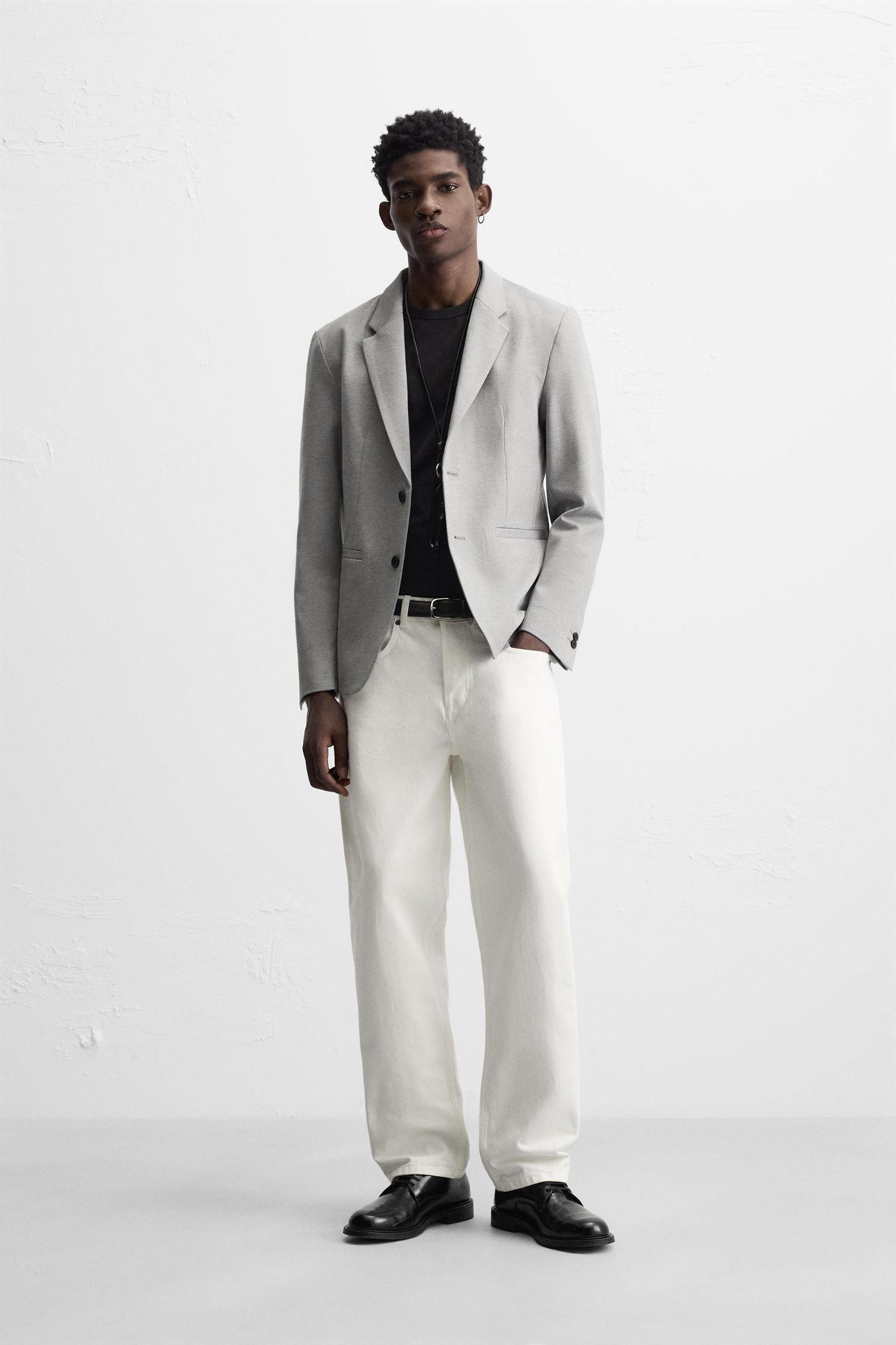 SLIM FIT COMFORT BLAZER Product Image