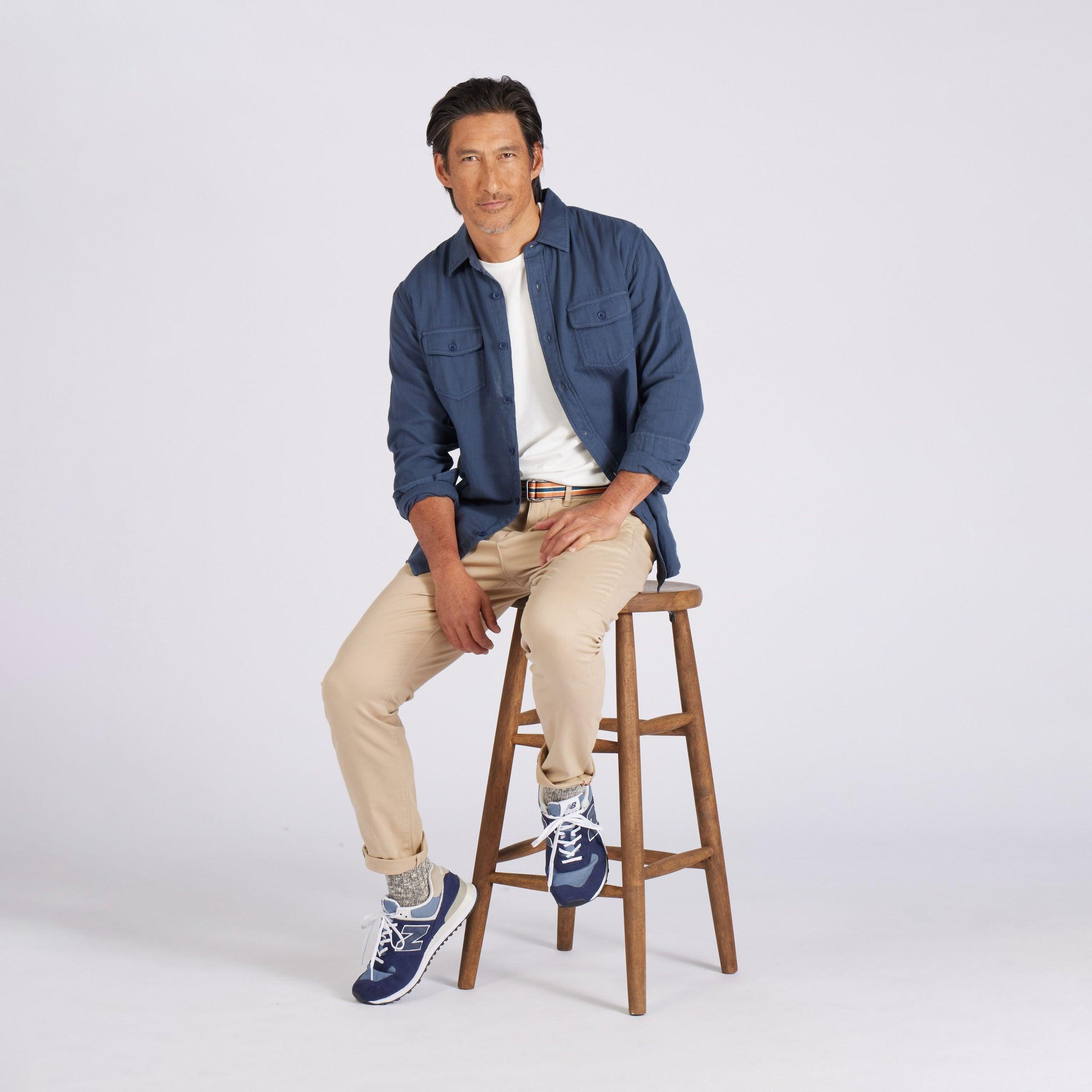 Precision Stretch Classic Fit Chino - Khaki Product Image