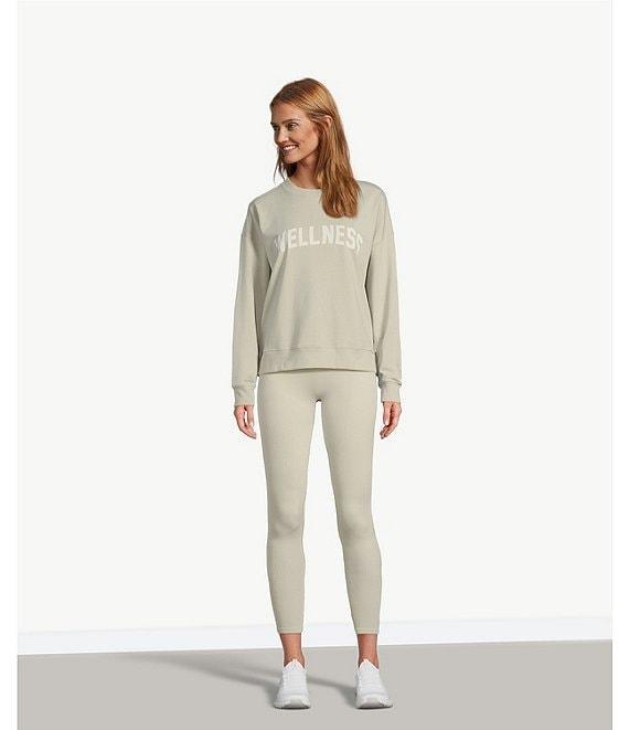 Antonio Melani Active Wellness Crew Neck Long Sleeve Sweatshirt Product Image