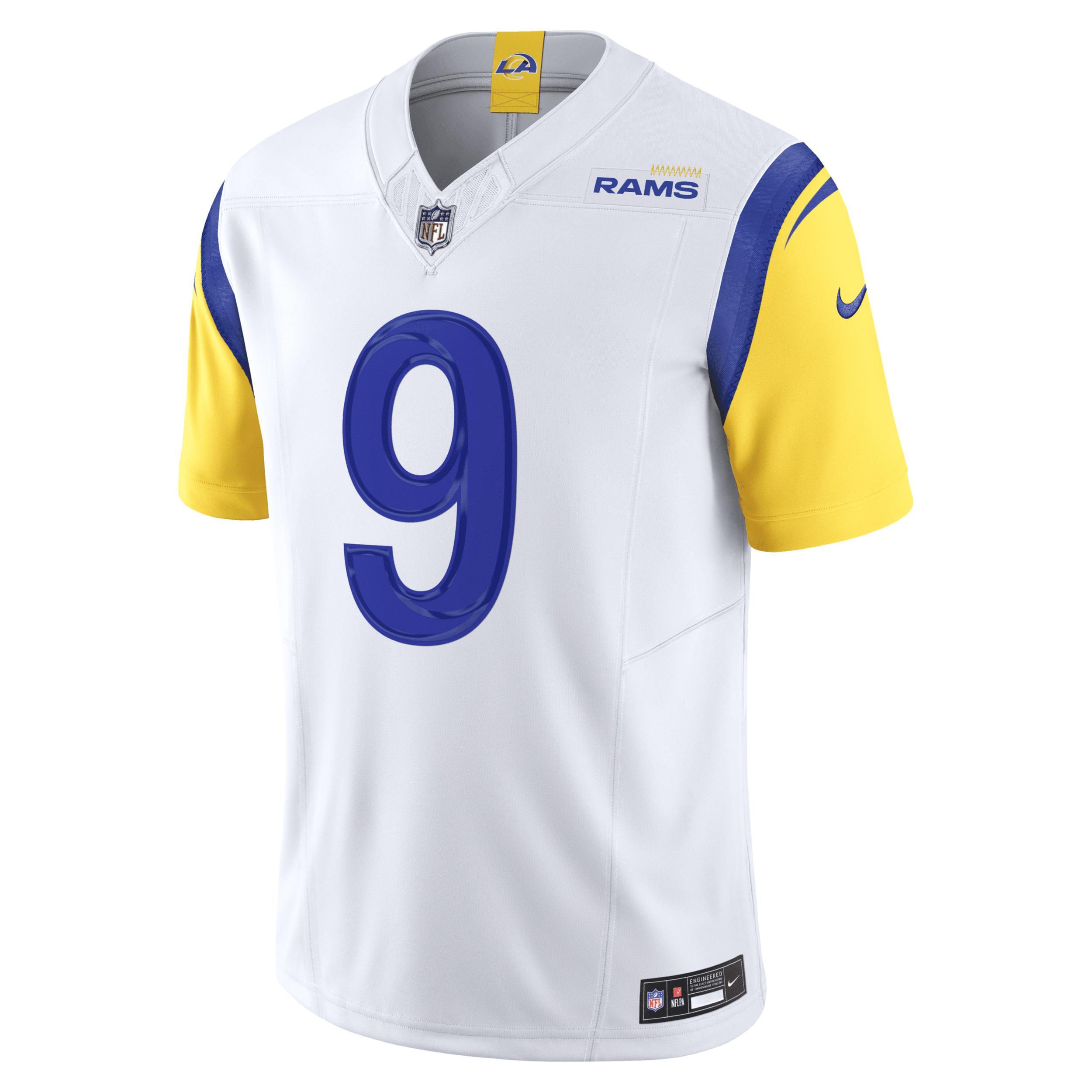 Men's Nike Matthew Stafford White Los Angeles Rams Vapor F.U.S.E. Limited  Jersey, Size: Large Product Image