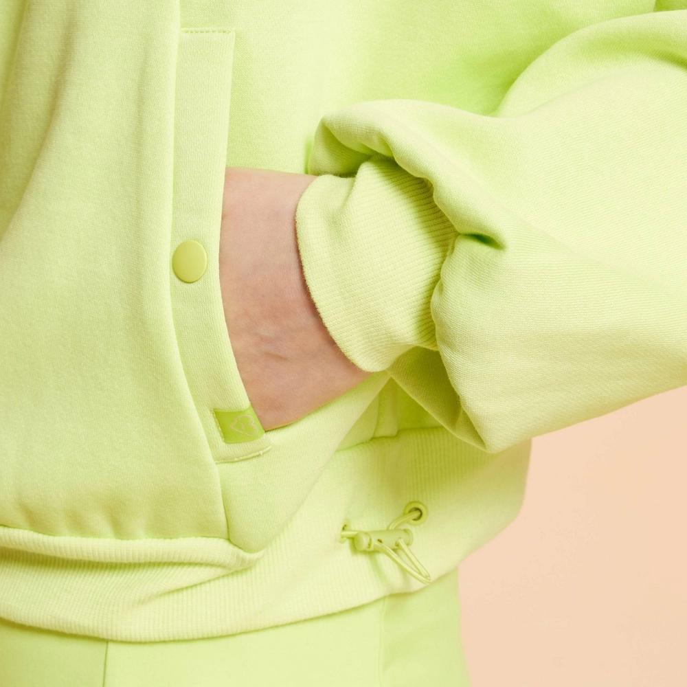 Blogilates Women's Marshmallow Half Zip Hooded Sweatshirt Product Image