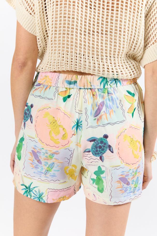 Iconic Tropical Vacation Printed Shorts SALE Product Image