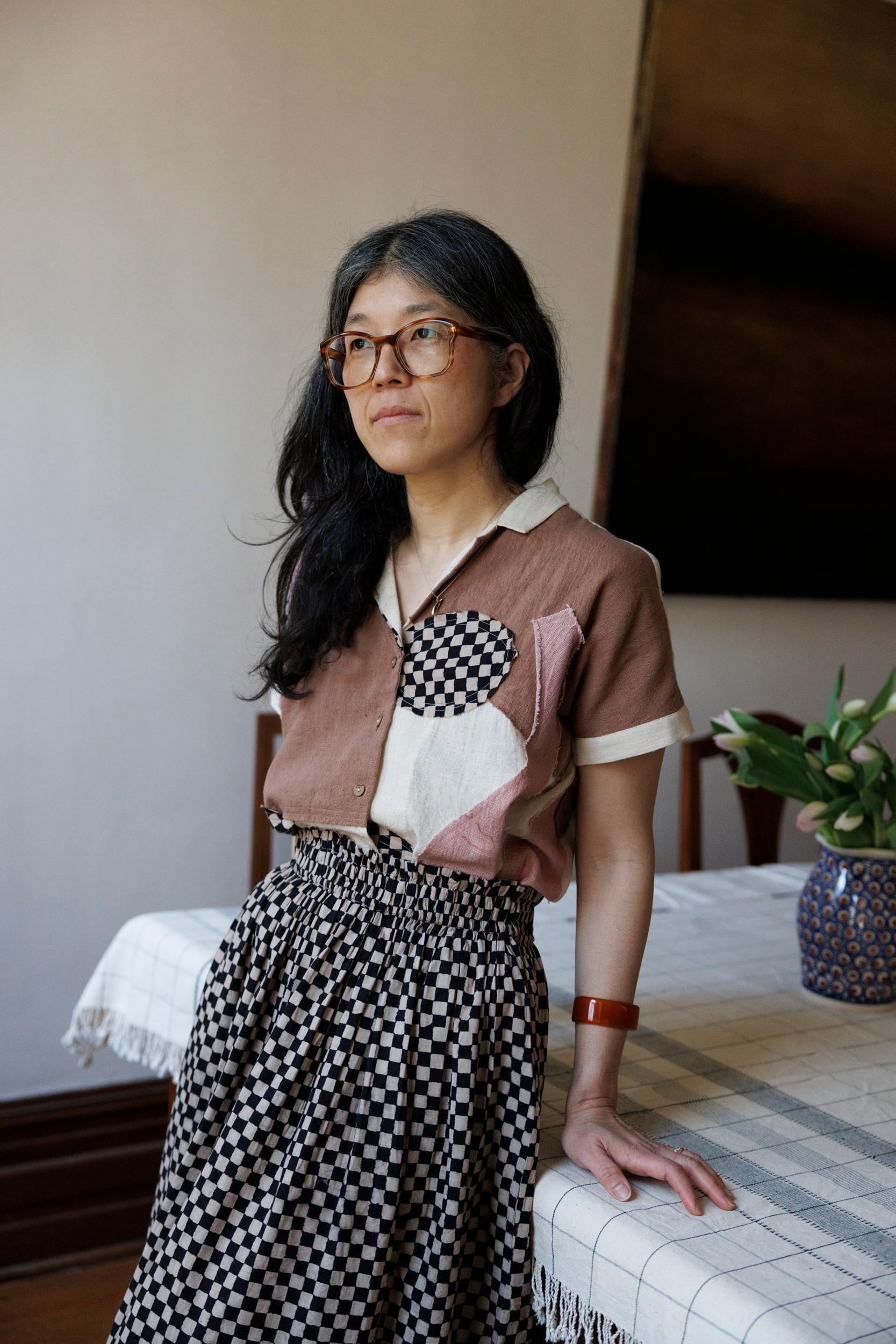 Block Printed Black Skirt Product Image