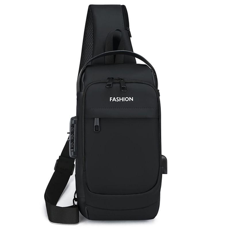 Padlock Lettering Sling Bag Product Image