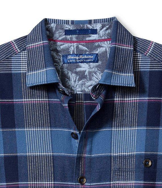 Tommy Bahama Canyon Beach Pebble Cay Plaid Long Sleeve Shirt Product Image