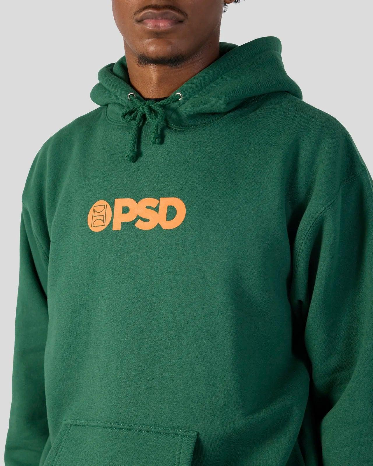 PSD Green Hoodie Male Product Image